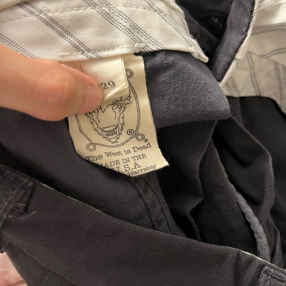 The West is Dead Made in America Slim Fit Pants size 29 - Picture 8 of 16